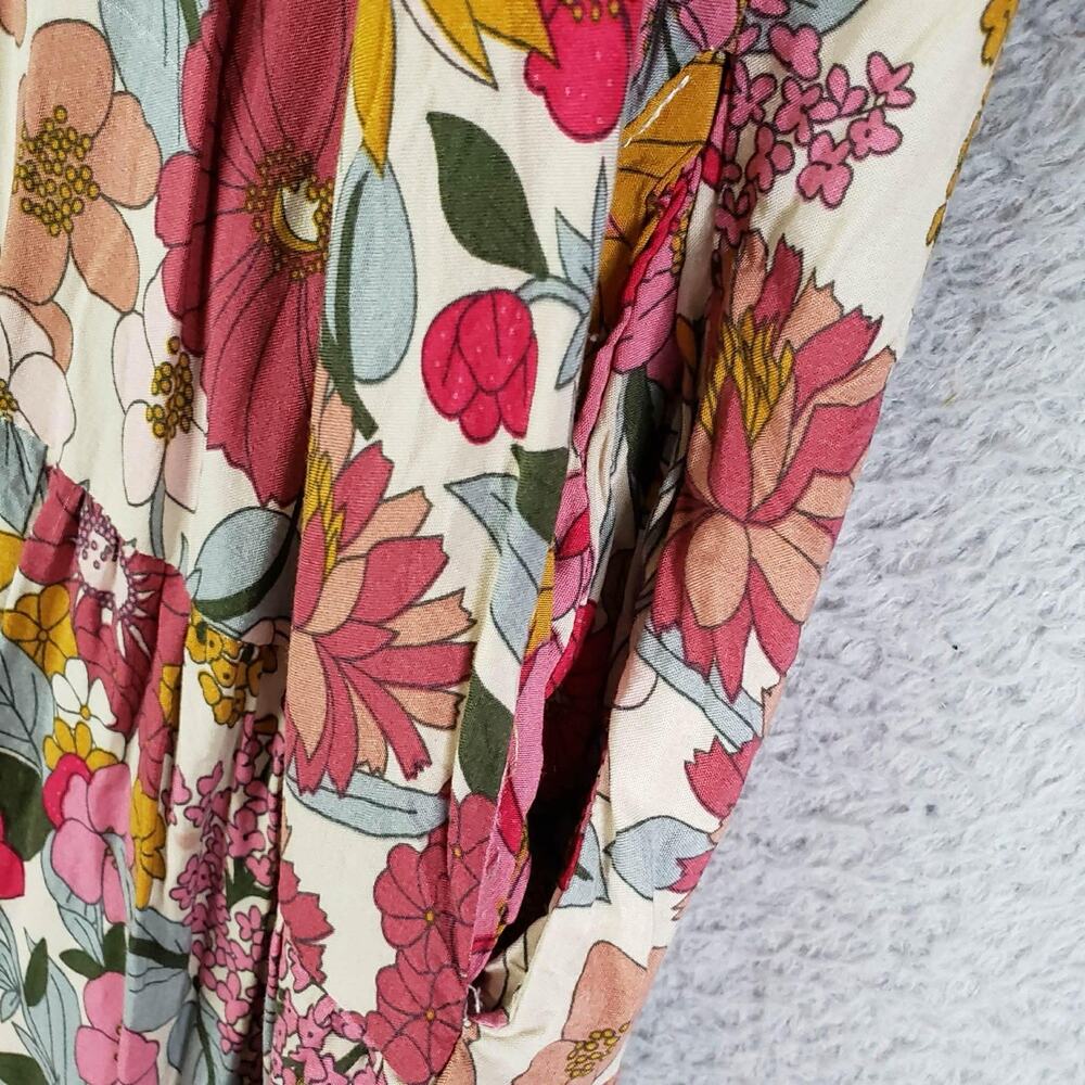 Natural Life Rebecca Tiered Floral Maxi Dress Women’s Size Large L Multicolor - Picture 8 of 11